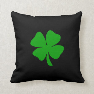 A Shamrock Throw Pillow