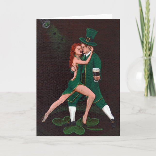 "A Shamrockin' Tango" Card (Front)