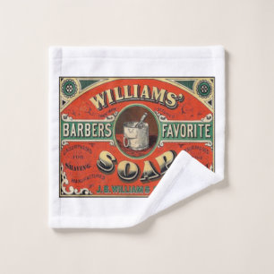 A Shaver's Shaving Soap Wash Cloth