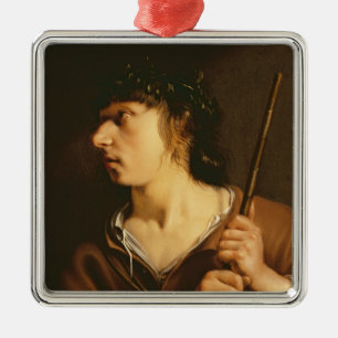 A Shepherd, 1635 Metal Ornament