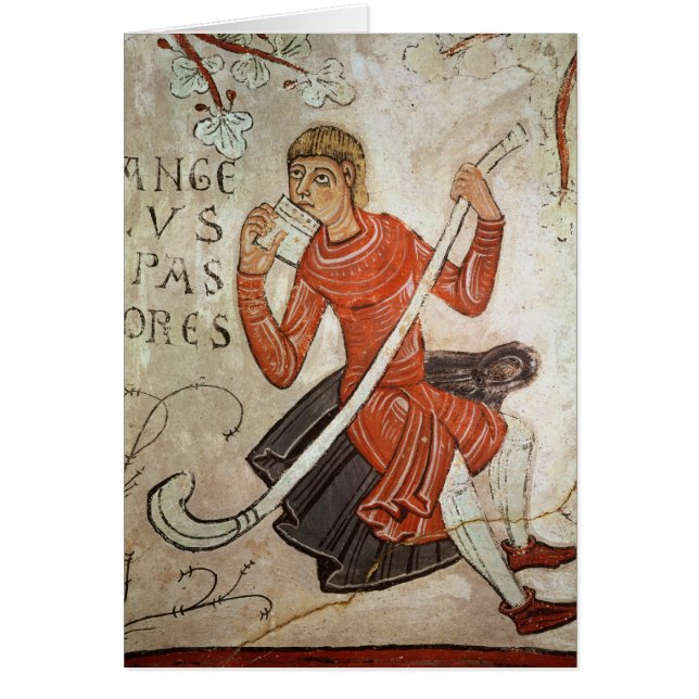 A shepherd playing a flageolet (Front)