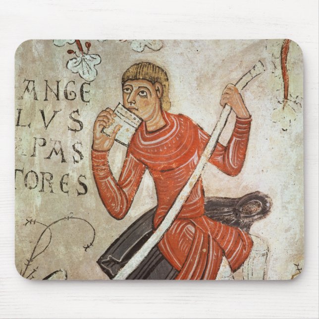 A shepherd playing a flageolet mouse pad (Front)