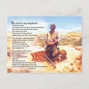 A Shepherd's Prayer Postcard