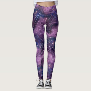 A Shimmering Galaxy Series Design 11  Leggings