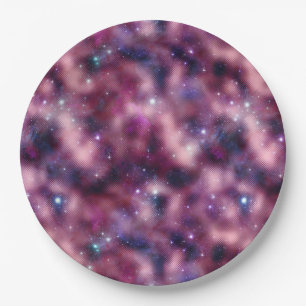 A Shimmering Galaxy Series Design 12 Paper Plate