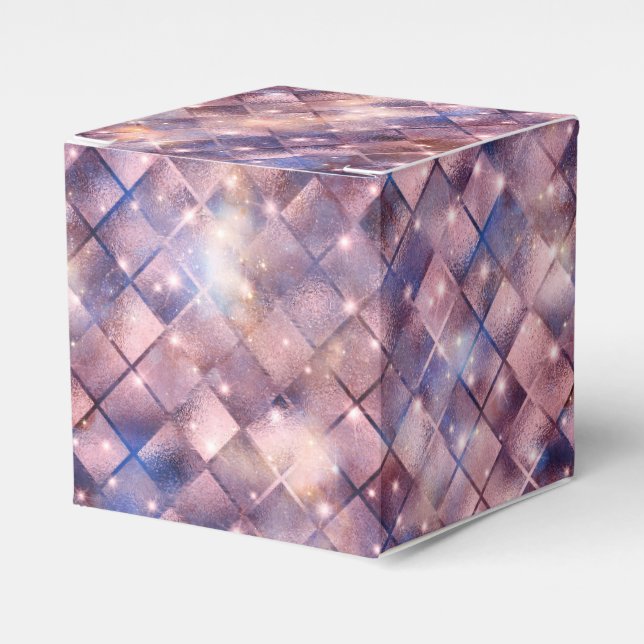 A Shimmering Galaxy Series Design 4  Favor Box (Front Side)