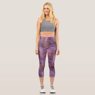 A Shimmering Galaxy Series Design 5 Capri Leggings