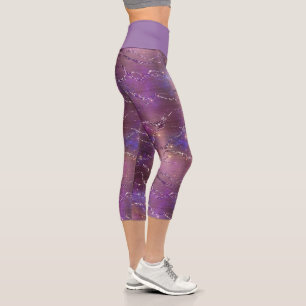 A Shimmering Galaxy Series Design 5 Capri Leggings