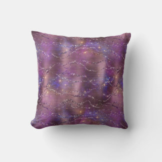 A Shimmering Galaxy Series Design 5 Throw Pillow