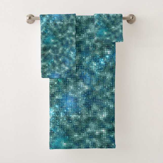 A Shimmering Galaxy Series Design 7  Bath Towel Set (Insitu)