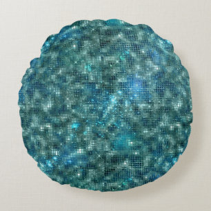A Shimmering Galaxy Series Design 7 Round Pillow
