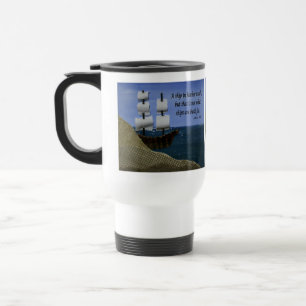 A Ship in Harbour Travel Mug