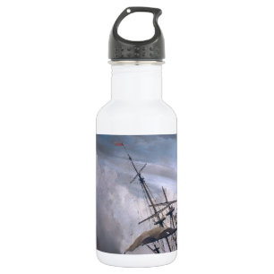A Ship In Need In A Raging Storm 532 Ml Water Bottle