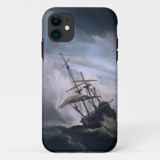 A Ship In Need In A Raging Storm iPhone 11 Case
