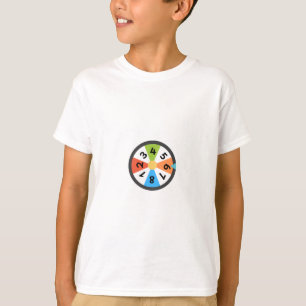 A shirt designed for children to learn numbers