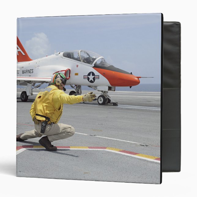 A shooter aboard the aircraft carrier binder (Front/Inside)