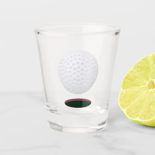 A Shot Bal de golf et verre à trou