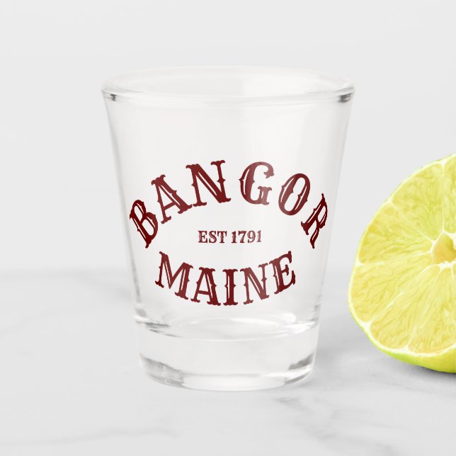 A Shot Bangor, Verre de tir dans le Maine (Devant)