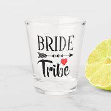 BRIDE TRIBE MARIAGE PARTI TIRE VERRE