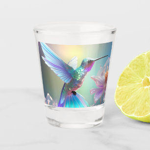 A Shot Colibri en verre arc-en-ciel
