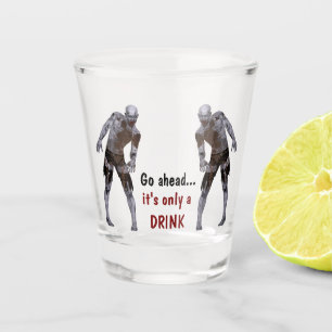A Shot Double zombi seulement un verre à liqueur de