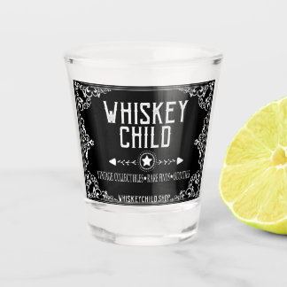 A Shot ENFANT de WHISKEY - verre à liqueur vintage