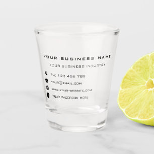 A Shot Exemple de verre de détection d'entreprise de marq