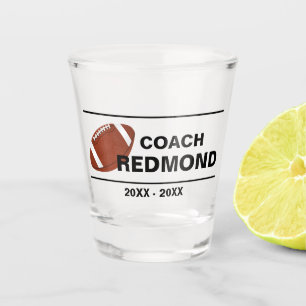 A Shot Football Coach Keepsaké verre de tir