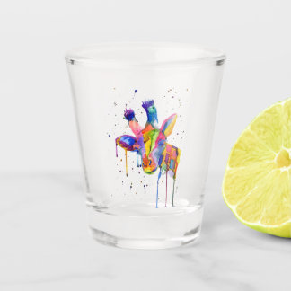 A Shot Giraffe arc-en-ciel Verre de tir