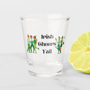 A Shot "Irish Cheers, Y'all" Verre de tir   Cadeau humori