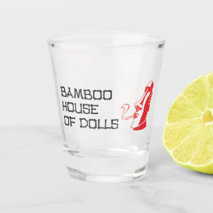 A Shot La Maison des poupées en bambou en verre soufflé