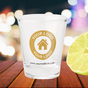 A Shot Logo d'entreprise personnalisé Verre de tir promot