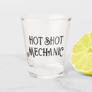 A Shot Mécanique de tir à chaud   Drôle Verre cadeau