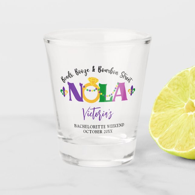A Shot NOLA BACHELORETTE WEEK-END Verre de tir (Devant)