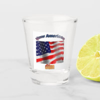 Nouveau verre à liqueur de citoyen des Etats-Unis