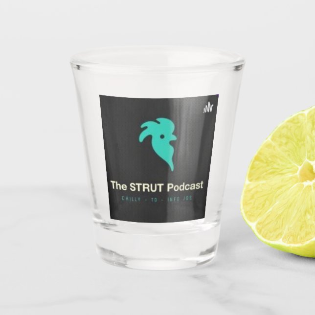 A Shot of The Strut Glass (Front)