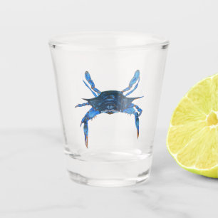 A Shot Paul McGehee Crabe Bleu Verre de tir