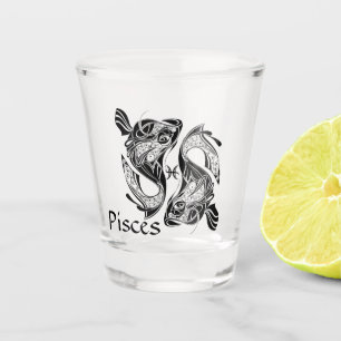 A Shot Poissons verre Zodiac de poisson