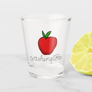 A Shot Retro Washington Apple verre photo souvenir