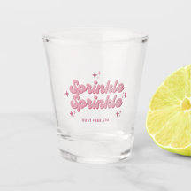 Saupoudrer le verre de tir