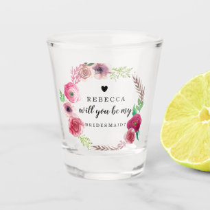 A Shot Serez-Vous Ma Femme D'Accueil - Fleurs De Verre