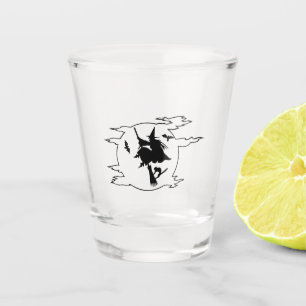 A SHOT TÉMOIN EN VERRE TIRÉ