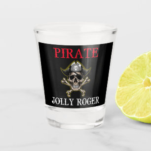 A Shot Thème pirate Fête Adulte ROUGE TIRE VERRE