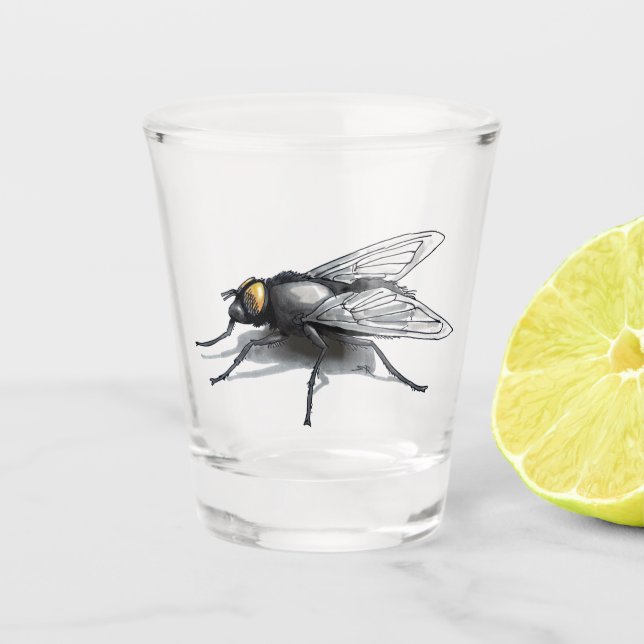 A Shot Verre à chasse géant Fly Buddy (Devant)