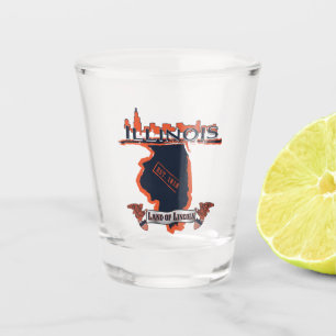 A Shot Verre à liqueur de l'Illinois