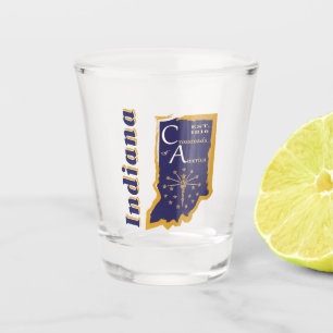 A Shot Verre à liqueur de l'Indiana
