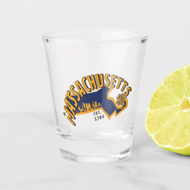 A Shot Verre à liqueur du Massachusetts (Devant)