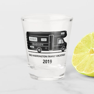 A Shot Verre à liqueur fait sur commande de camping-car