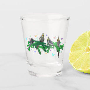 A Shot Verre chaud Cockatiel