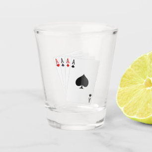 A Shot Verre De Capture De Quatre As